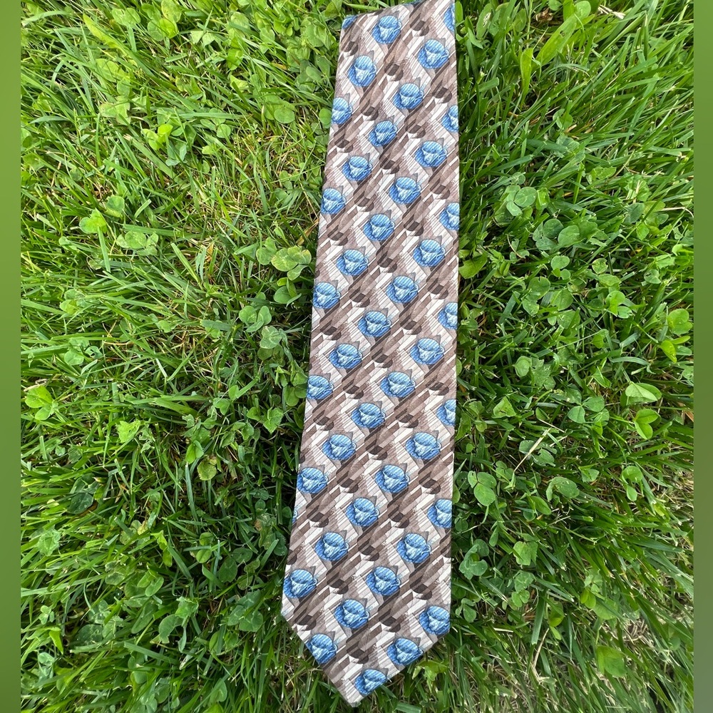 Ermenegildo Zegna Coffee Cup Silk Tie